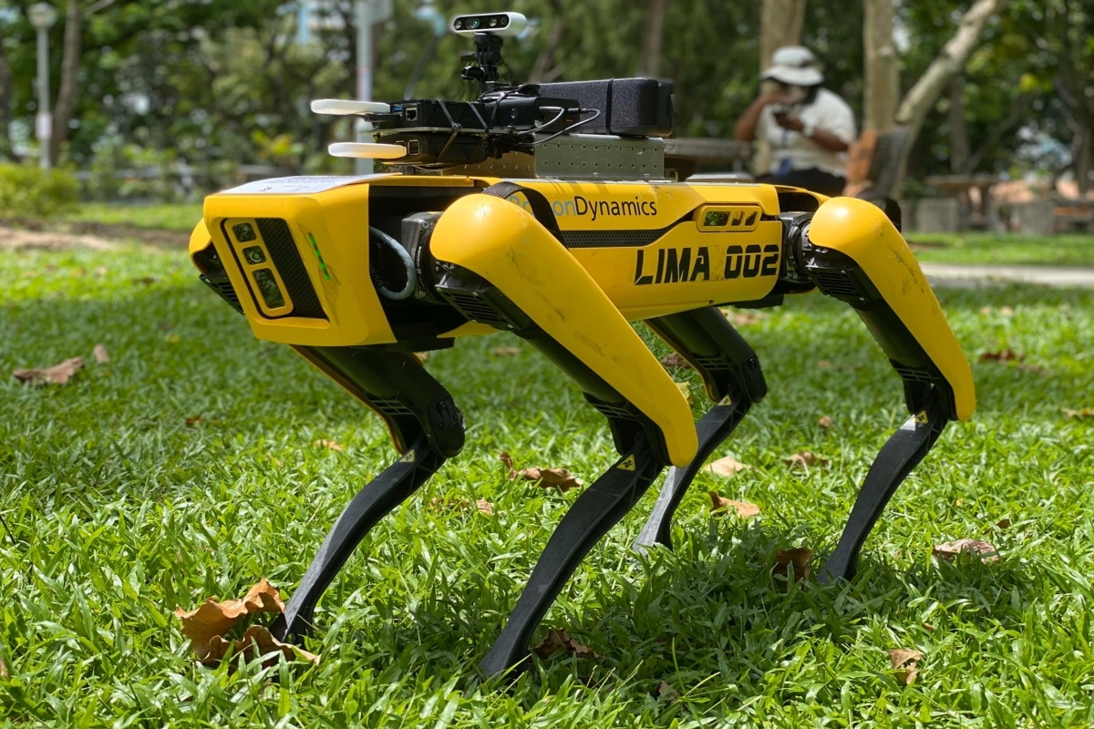 UnoPilot navigation on a legged robot
